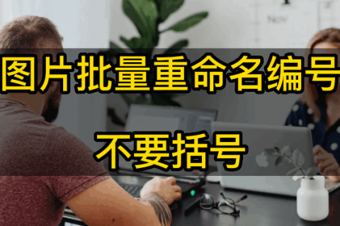 图片批量重命名编号不要括号
